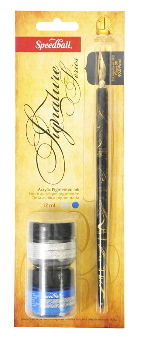 Speedball Signature Blue and Silver Ink | Artzo India