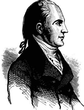 Aaron Burrvintage Illustration General President Drawing Vector ...