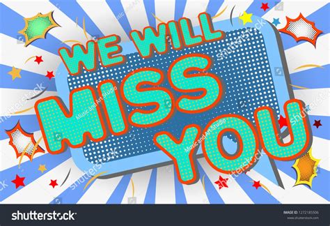 Farewell Party Template We Will Miss Stock Vector (Royalty Free ...