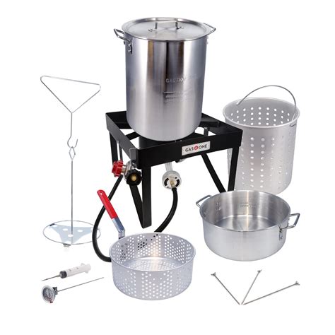 Buy Gas One Turkey Fryer Propane Burner Complete Kit - Turkey Fry ...