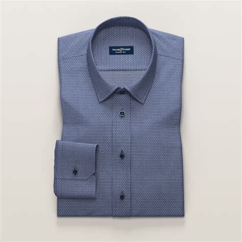 Blue and brown business shirt | Tailor Store®