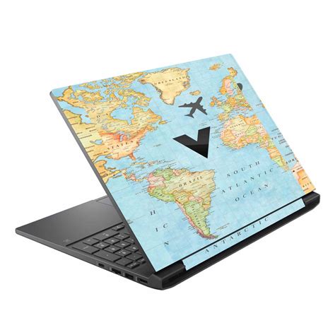 World Map HP Victus Laptop Skin – WrapCart Skins