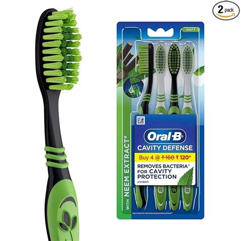 Oral-B Soft Neem Extract Toothbrush (Pack of 4) – Quick Pantry