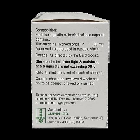 TIMZID OD 80MG CAPSULE 10'S Price, Uses, Side Effects & Substitutes ...