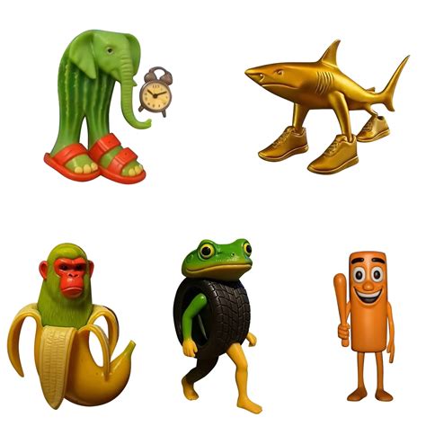 Tralalero Tralala Toys 🐸Boneca Ambalabu AI Italian Animals Tralalero ...