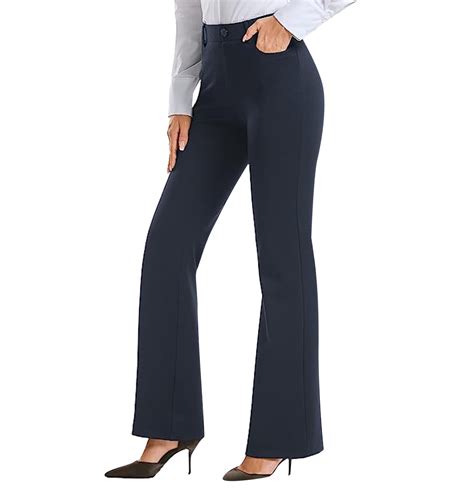 Puntoco Pants for women High Waisted Work Pants for Women Wide Leg ...
