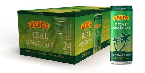 Amazon.com : Reed's Real Ginger Ale - Made with Pressed Organic Ginger ...