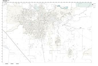 ZIP Code Wall Map of Bakersfield, CA ZIP Code Map Not Laminated: Amazon ...