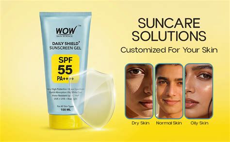WOW Skin Science Sunscreen Gel SPF 55 PA++++