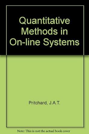 Buy Quantitative Methods in On-line Systems Book Online at Low Prices ...