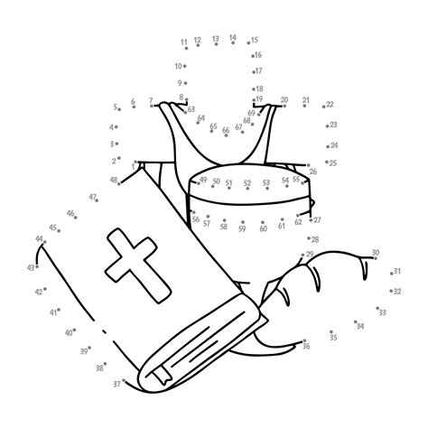 Bible Connect the Dots Coloring Pages | Bible activities for kids ...