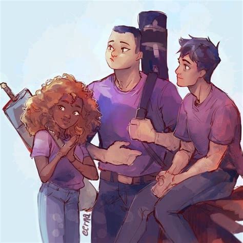 Hazel - Frank - Percy | Percy jackson, Percy jackson art, Percy jackson ...