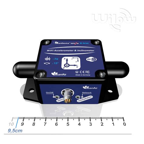 Wilow X-INC | Wifi Combo Sensor for Vibration and Tilt measurement ...