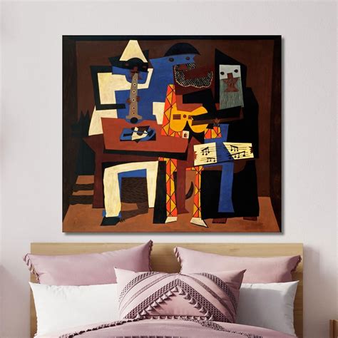 Three Musicians Pablo Picasso canvas print