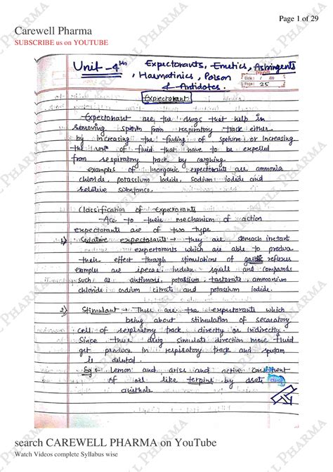 U4, Inorganic Chemistry-1, Carewell Pharma - Unit Expctoats, Eui ...