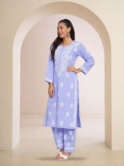 Elegant Range of Chikankari Cotton Kurtis – Paramount Chikan