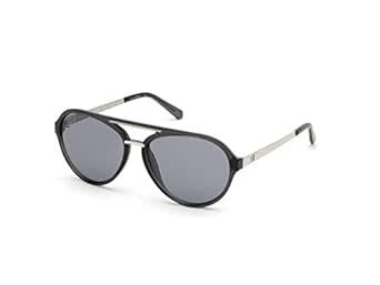 GUESS UV Protected Grey Aviator Full rim Sunglasses for Men - GU6956 60 ...