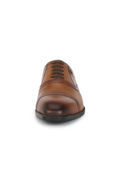 Buy Men Brown Leather Oxford Shoes Online - 676944 | Louis Philippe