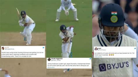 IND vs ENG 2022: "Iyer rattled by 40 years old uncle!"- Fans troll ...