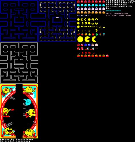 Pac-Man - Namco Museum Vol. 1 - PlayStation - The Spriters Resource