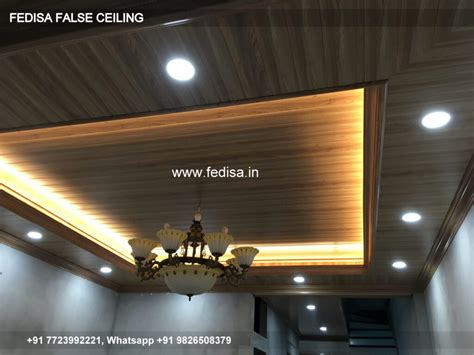 Wooden False Ceiling Wooden Ceiling Design For House Lobby Pop Design ...
