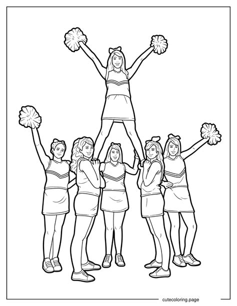Cheerleading Coloring Pages(20+ free printable coloring pages) | Cute ...