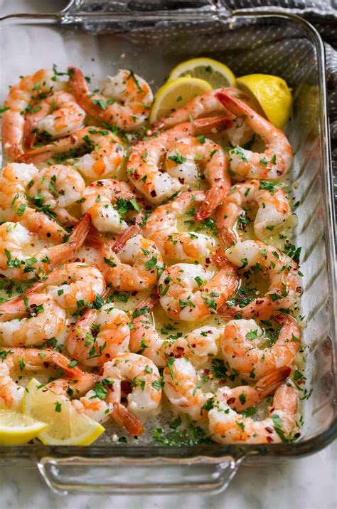 Baked Shrimp (with Garlic Lemon Butter Sauce) - Cooking Classy