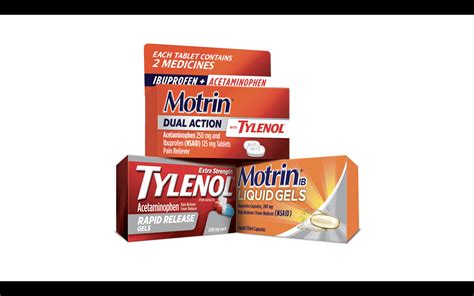 Tylenol® Precise™ Pain Relieving Cream and Motrin® Dual Action with ...