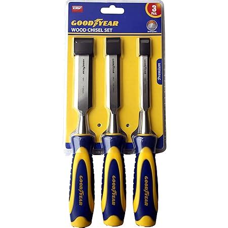 Jon Bhandari Tools Combo of 6 Premium Wood Chisel 13mm (1/2"), 19mm (3/ ...