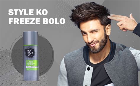 Buy Set Wet Hair Spray for Men Extreme Hold 200ml | No Sulphate, No ...