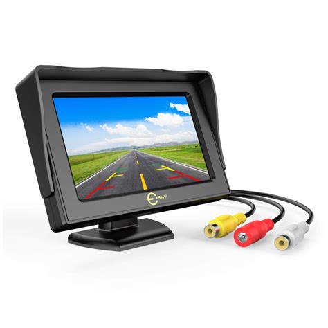 Esky 4.3 Inch TFT LCD Color Display Rear View 180 Degree Adjustable ...