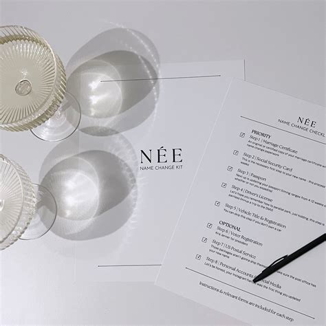 Name Change Kit for Brides - New York, Wedding Gift, Bridal Shower Gift ...