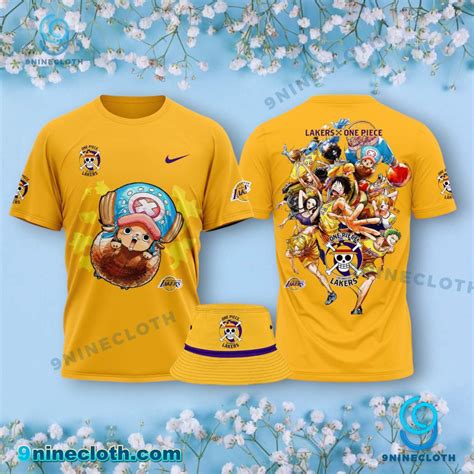 [Free Shipping + 20% Off] Tony Tony Chopper Lakers X One Piece T-shirt ...
