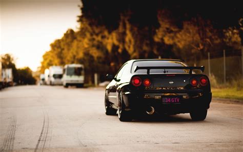 Black Nissan Sports Car On Road - Photo #21645 - Free 3D Models | Free ...
