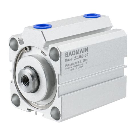 Baomain Sda50x50 Compact Thin Air Cylinder 1 97 Inch 50 | Desertcart INDIA