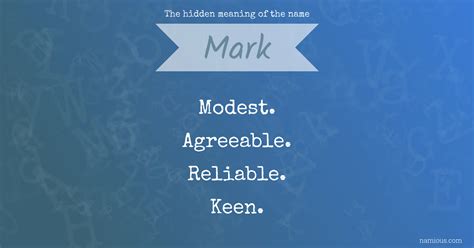The hidden meaning of the name Mark | Namious