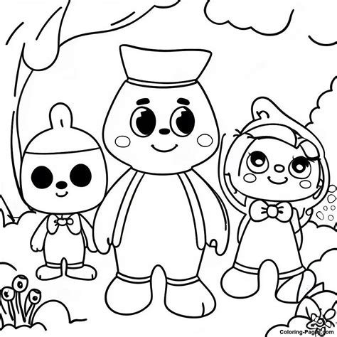 Willy's Wonderland Characters Coloring Page | Coloring-Pages.com