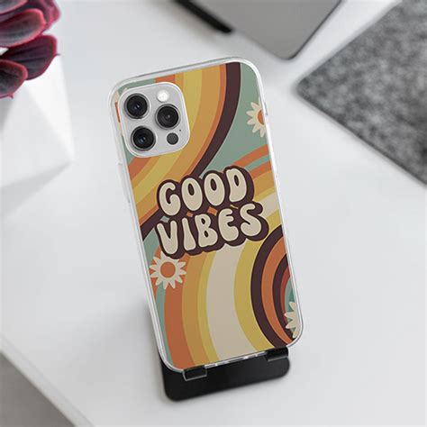 Good Vibes Printed Silicone case – S A A B O O