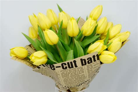 Yellow tulips bouquet - Květiny Emanuela