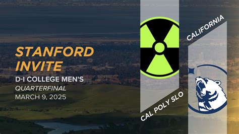 Cal Poly SLO vs. California (Men's Quarterfinal) - 2025 Stanford Invite ...