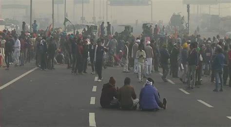 Farmers Block Delhi-Meerut Expressway With Tractors as Protest ...