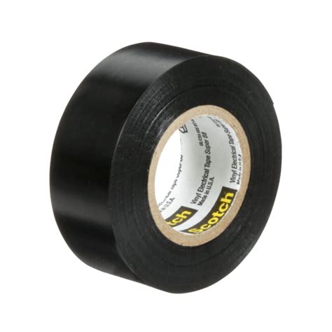 7000057833 3M | 3M Scotch Black PVC Electrical Tape, 0.75in x 20ft ...