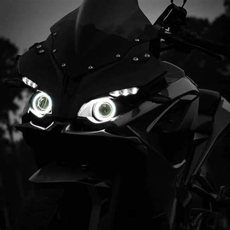 VERMSBIKERS Pulsar Rs200 Demon/Angle Eyes ring light White 60mm 2pcs ...