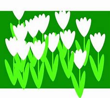 Image result for Spring Flowers Clip Art Outline