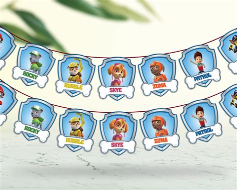 Paw Patrol Theme Hanging | Personalized Party Supplies India Online
