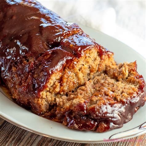 Best BBQ Meatloaf Recipe with Barbecue Sauce Glaze | Bake It With Love