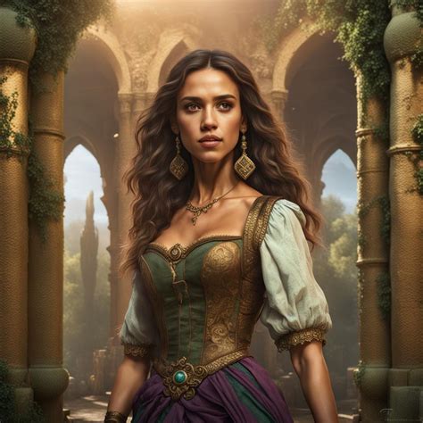 hyperrealistic jessica alba as esmeralda, full body - AI Generated ...