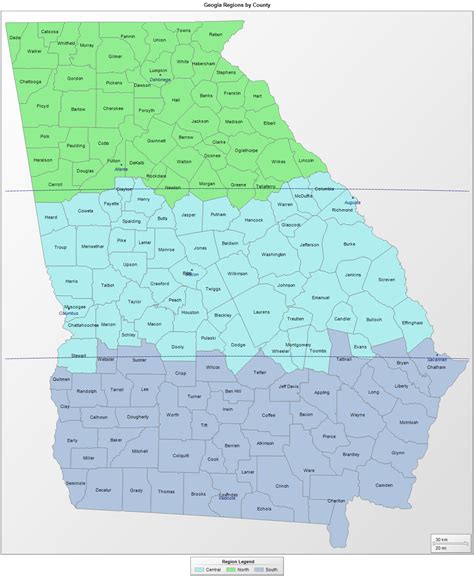 Georgia Demographics By County Map at Mary Spurr blog