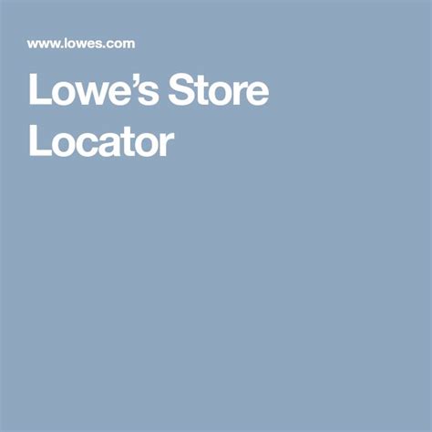 Image result for Lowe's Store Locator