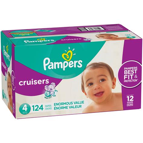Pampers Cruisers Diapers Enormous Pack - Size 4 - 124ct – BrickSeek